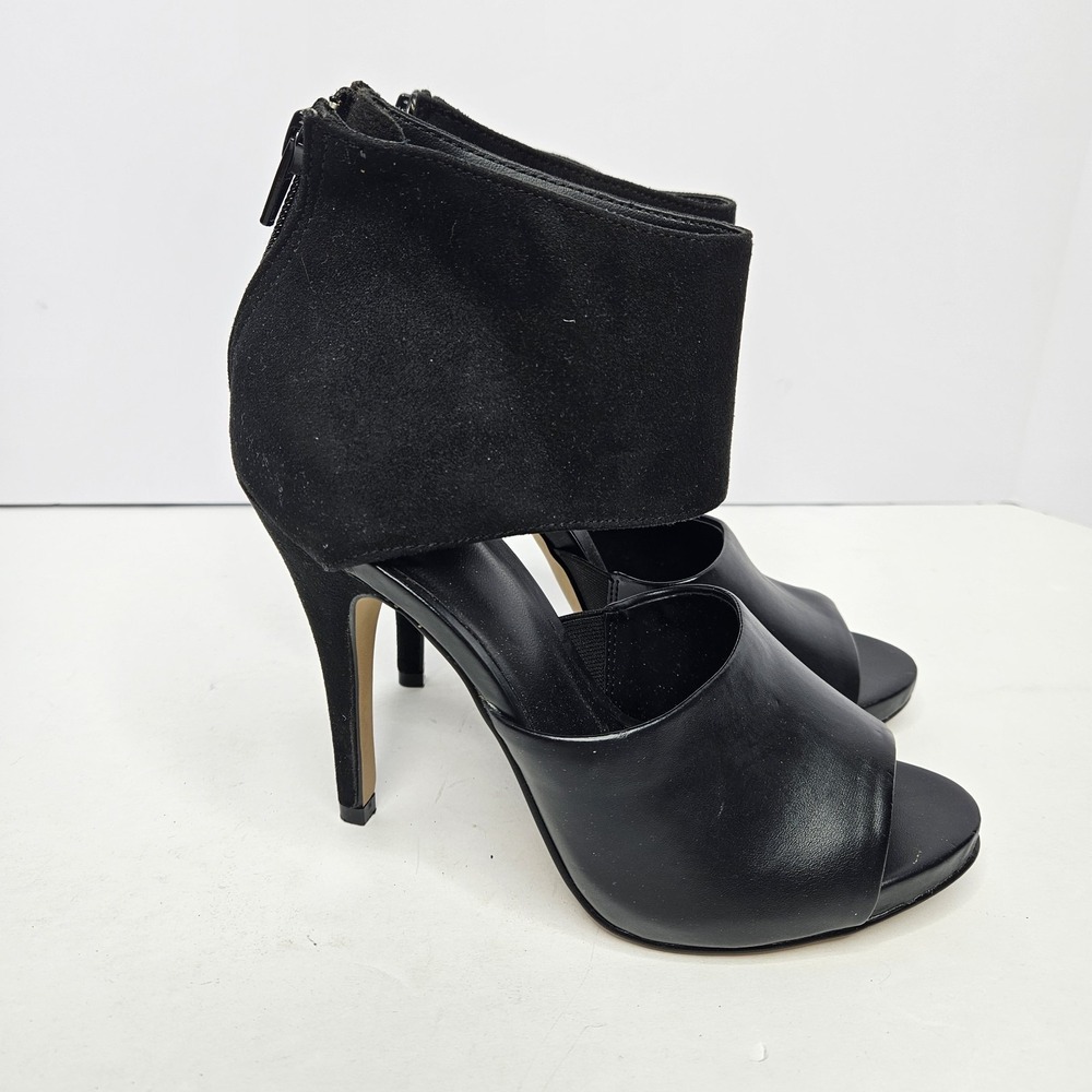 Apt 9 Size 6.5 Black 4.5" Heel Zipper‎ Back Heel To Toe 9"